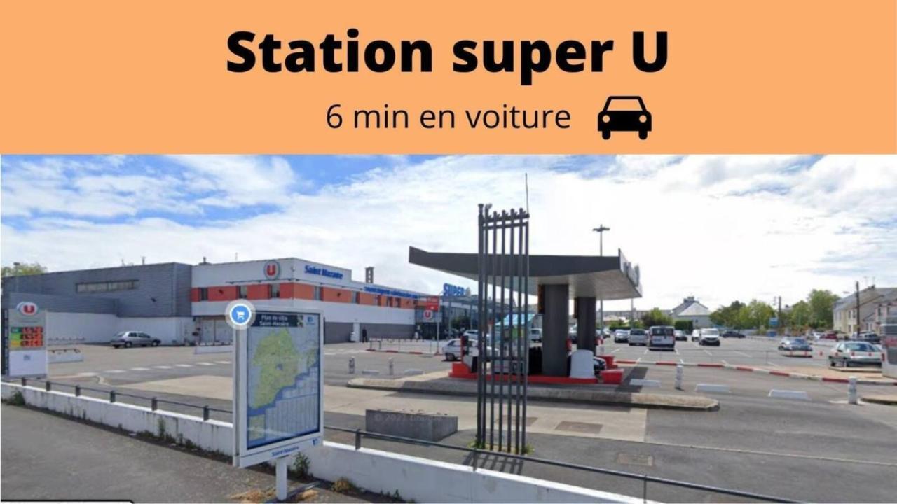 Saint Nazaire - White Lion - Centre Ville - Au Calme - Parking Privatif Aerien - Internet Haut Debit Fibre Екстериор снимка